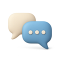 Icon zeigt zwei Sprechblasen