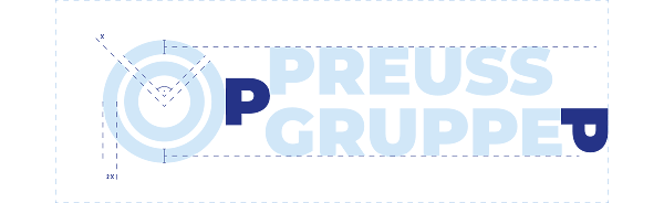Einblick in die Logoentwicklung für die PREUSS Gruppe.